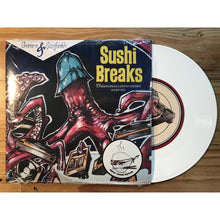 Load image into Gallery viewer, Grime-N and Starfunkle present Sushi Breaks - Blue or White (Angry Gohan Edition) 7&quot;