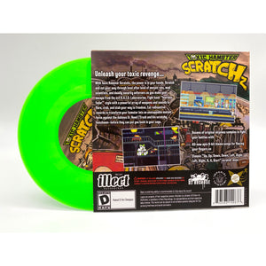 Toxic Hamster Scratchz by DJ Because & Imperial - Translucent Lethal Lime Green 7"