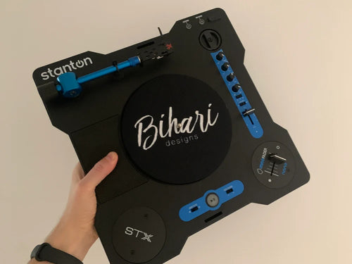 Bihari Designs - Tonearm QRM For Stanton STX - Blue