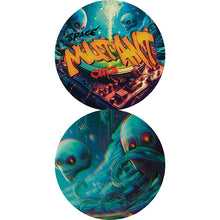 Load image into Gallery viewer, Space Mutant Cutz - Crabcake Records (12&quot;) - Cyan &amp; Black Cosmos