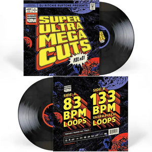 Super Ultra Mega Cuts V1 - Turntable Training Wax (12") - Black