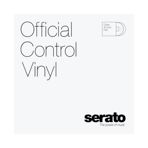 Serato Standard Colors - Clear (Pair) 10"