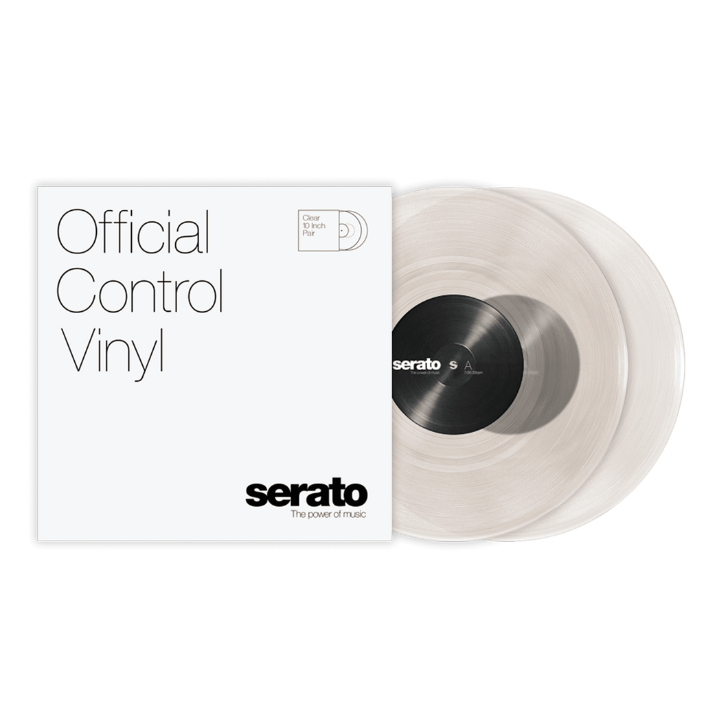 Serato Standard Colors - Clear (Pair) 10