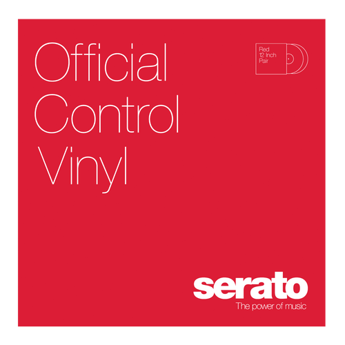Serato Standard Colors - Red (Pair) 12