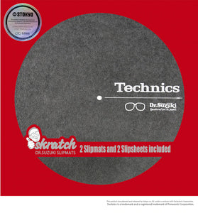 Dr. Suzuki X Technics - Skratch Slipmat + Slipsheet 12" (Pair)