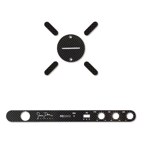 JDD Carbon fiber trim kit for Numark PT01 Scratch - Option 01