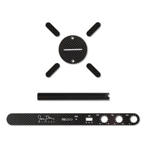 JDD carbon fiber trim kit for Numark PT01 Scratch - Option 03
