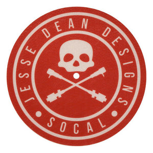 JDD Slipmat - Jesse Dean Logo (7") - Red