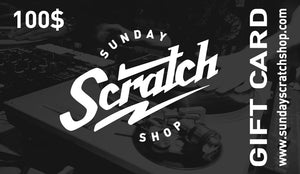 Sunday Scratch Shop - Gift Card - 100$