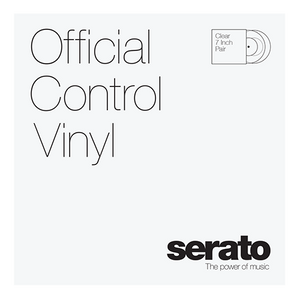 Serato Standard Colors - Clear (Pair) 7"