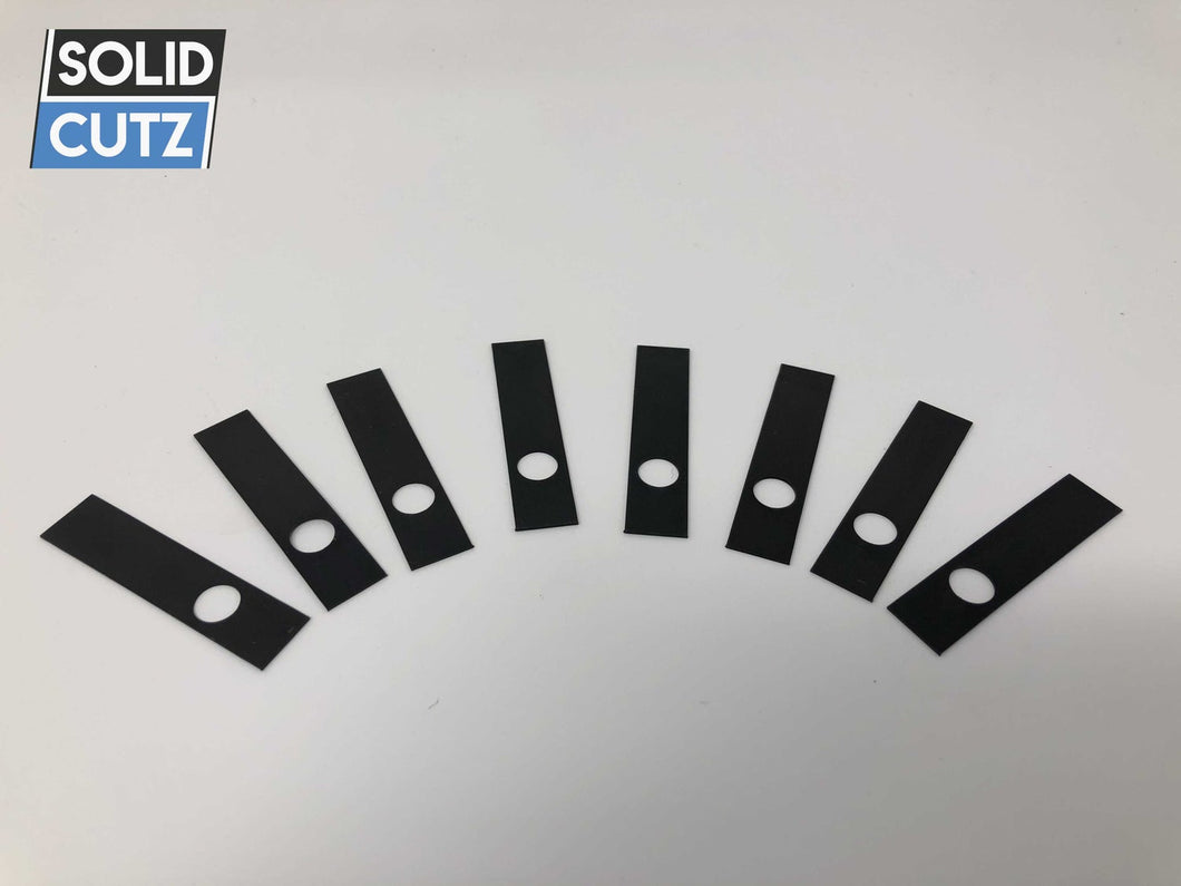 Solid Cutz - PHASE Magnetic Plate Black / 8 Pieces