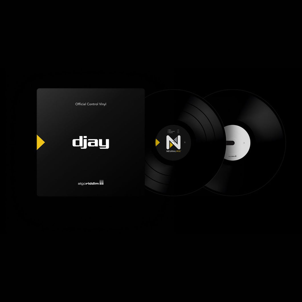 Algoriddim - Djay Official Control Vinyl - Black - 1 Record