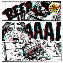 Load image into Gallery viewer, Beep Aaah Fresh 3D by Ugly Mac Beer 12&quot; - White
